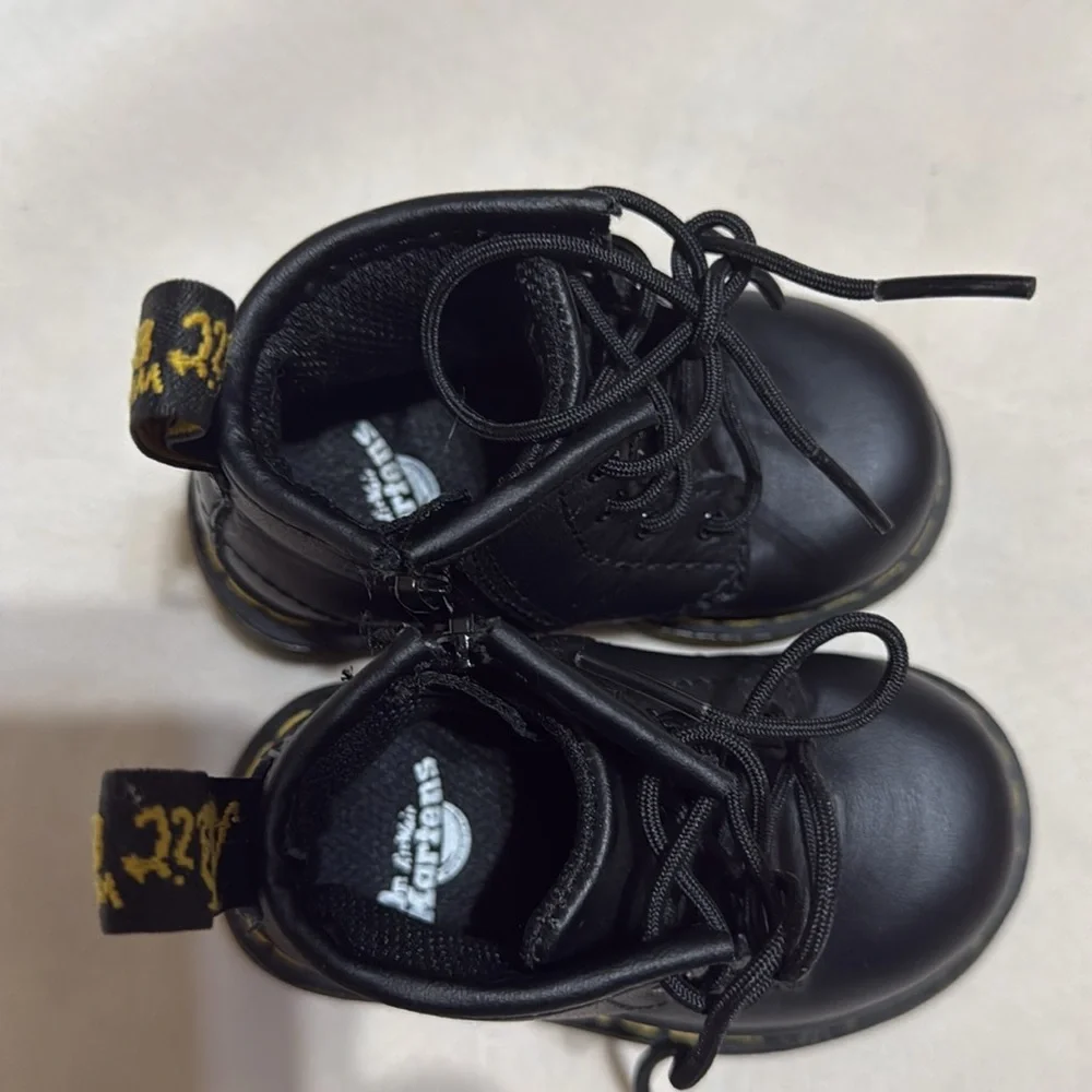 Dr. Martens Unisex Brooklee Lace & Zip Up Boots - Baby - Picture 3 of 6